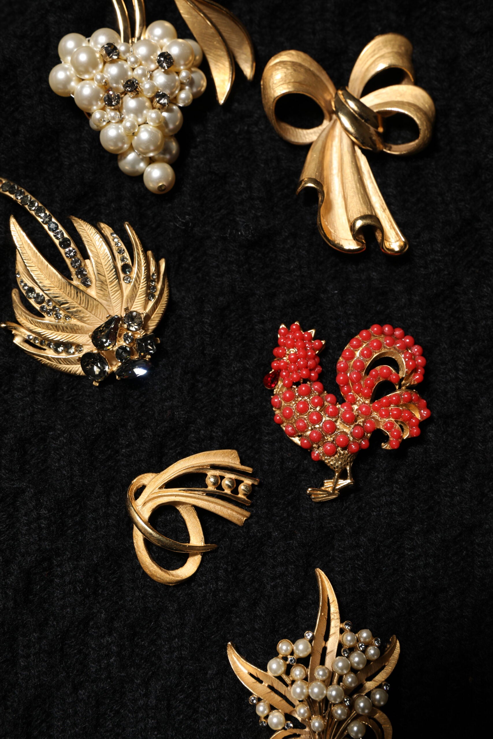 Black Cashmere Quilted Embellished Jacket