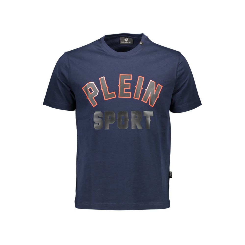Plein Sport Blue Cotton Men's T-Shirt