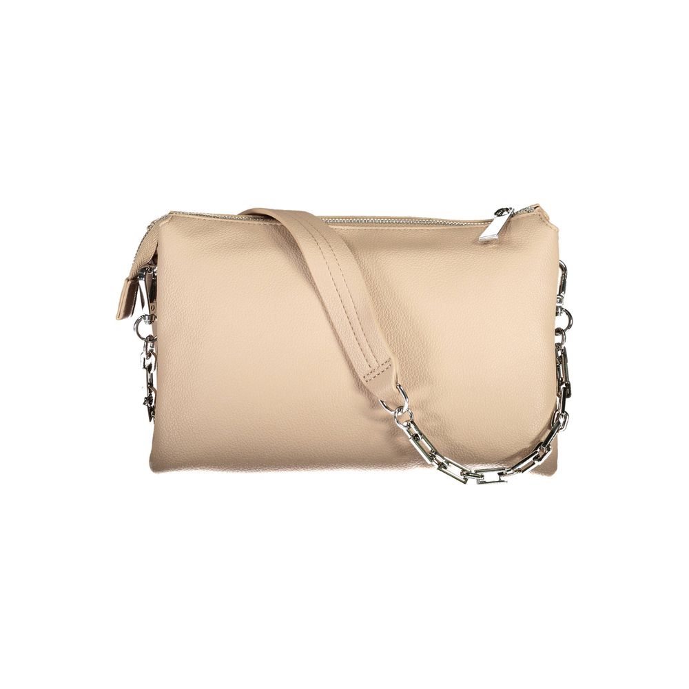 Beige Polyethylene Handbag