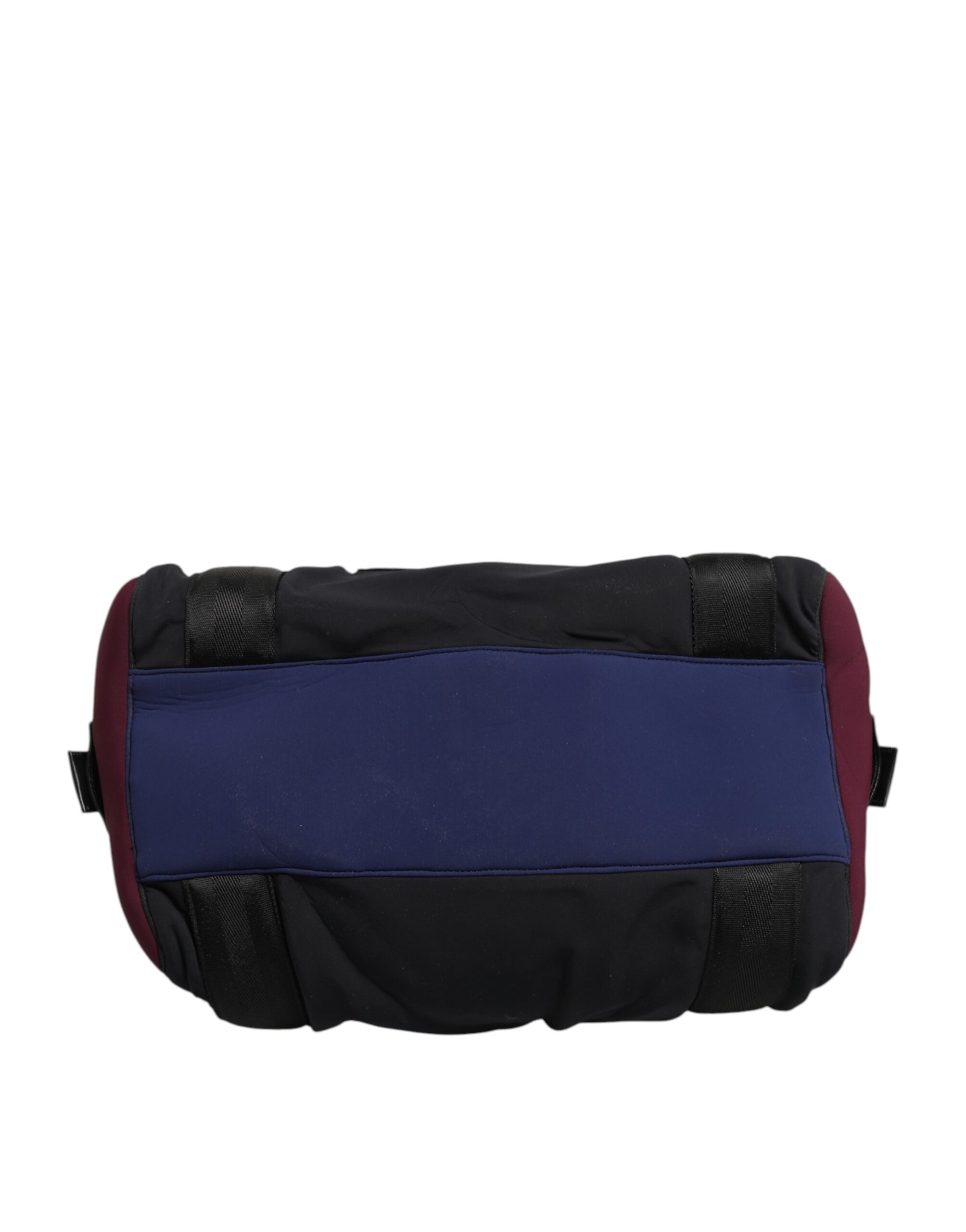 Black Maroon Hand Shoulder Duffel Travel Bag