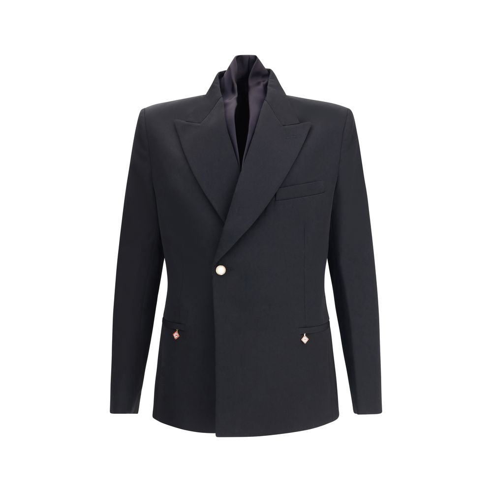 Casablanca Black Wool Blazer