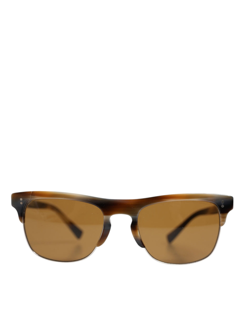 Brown Striped Acetate Square DG4305 Eyewear Sunglasses