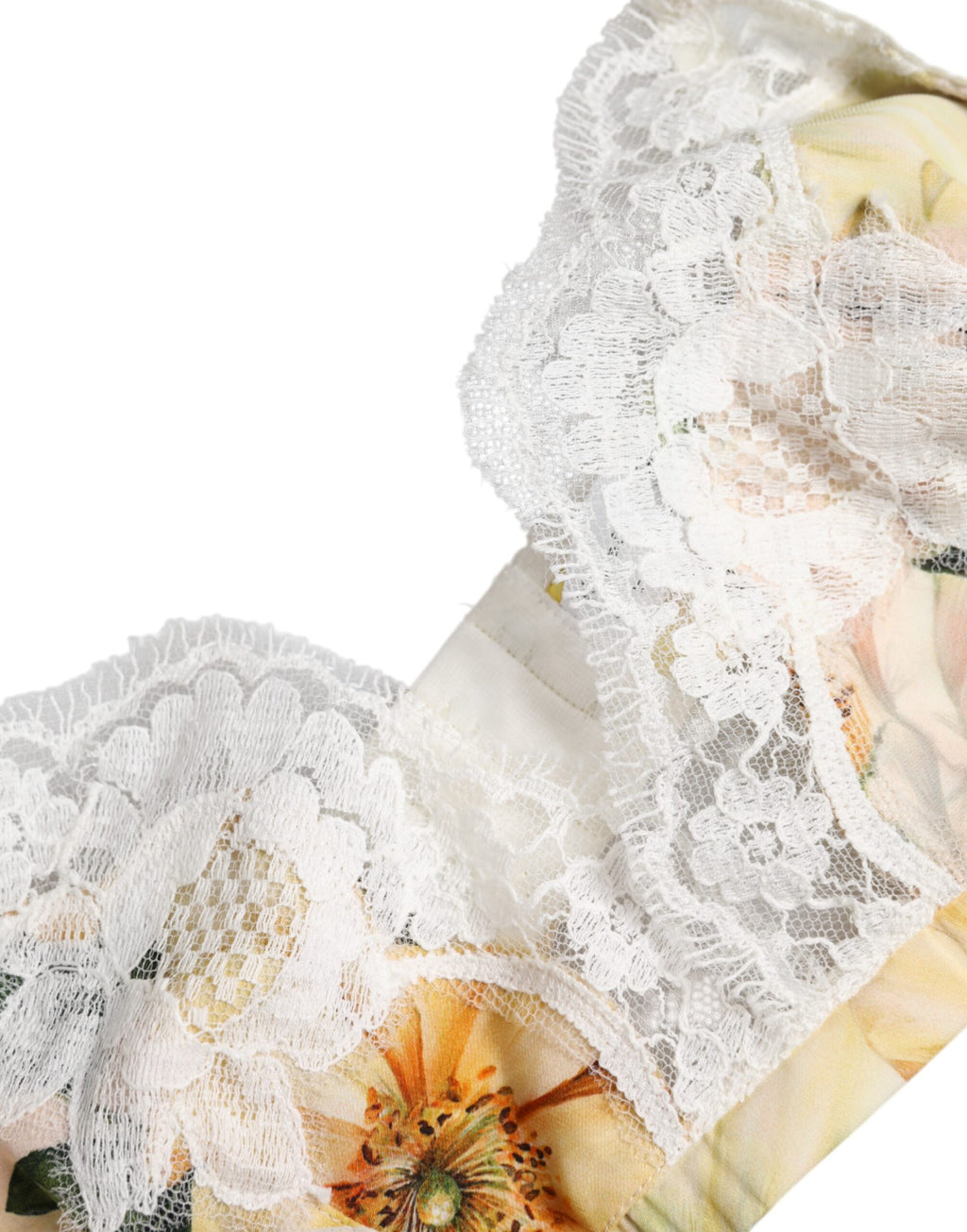 Dolce & Gabbana Multicolor Floral Print Non Wire Bra Underwear