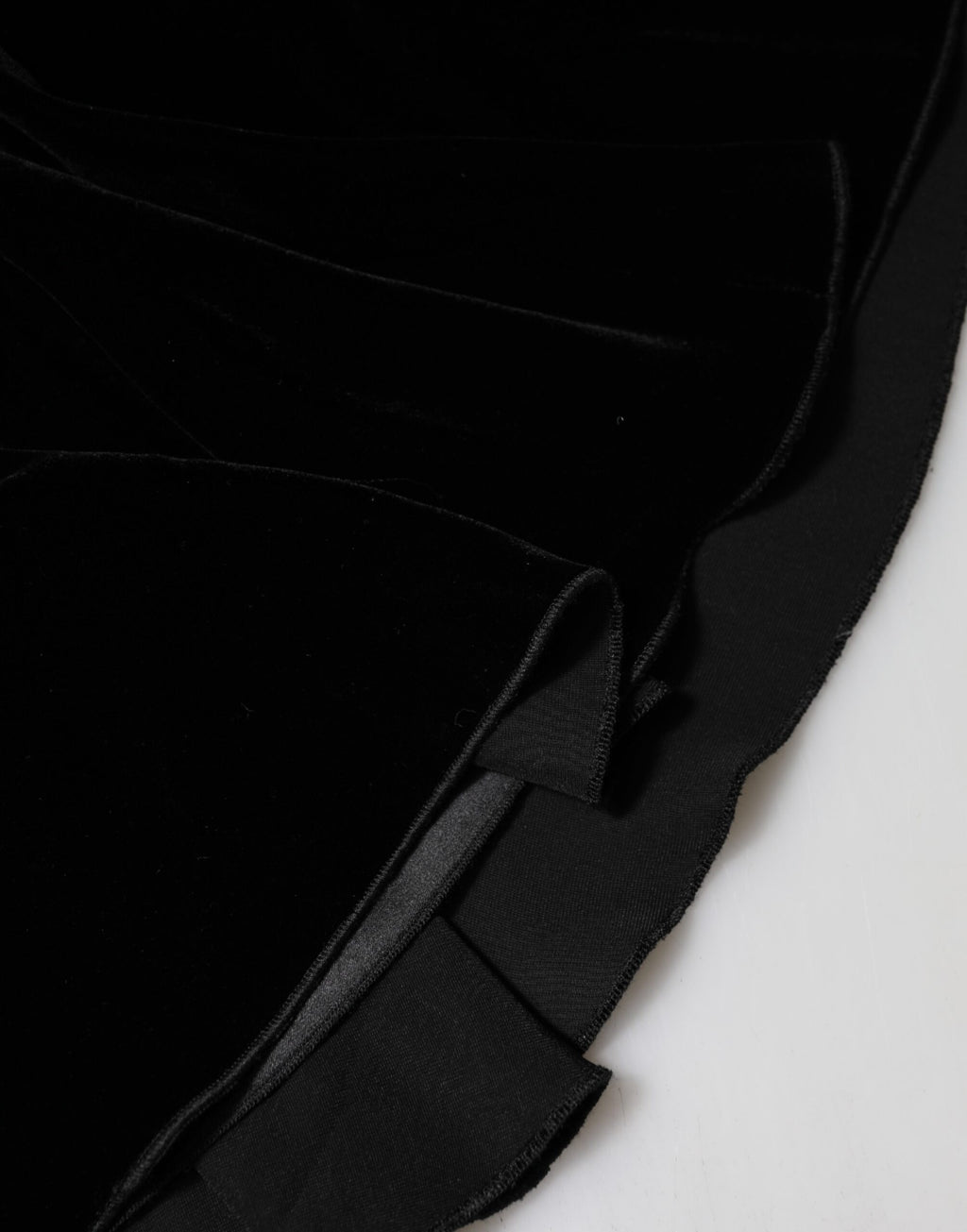 Black High Waist Fit Flared Midi Skirt