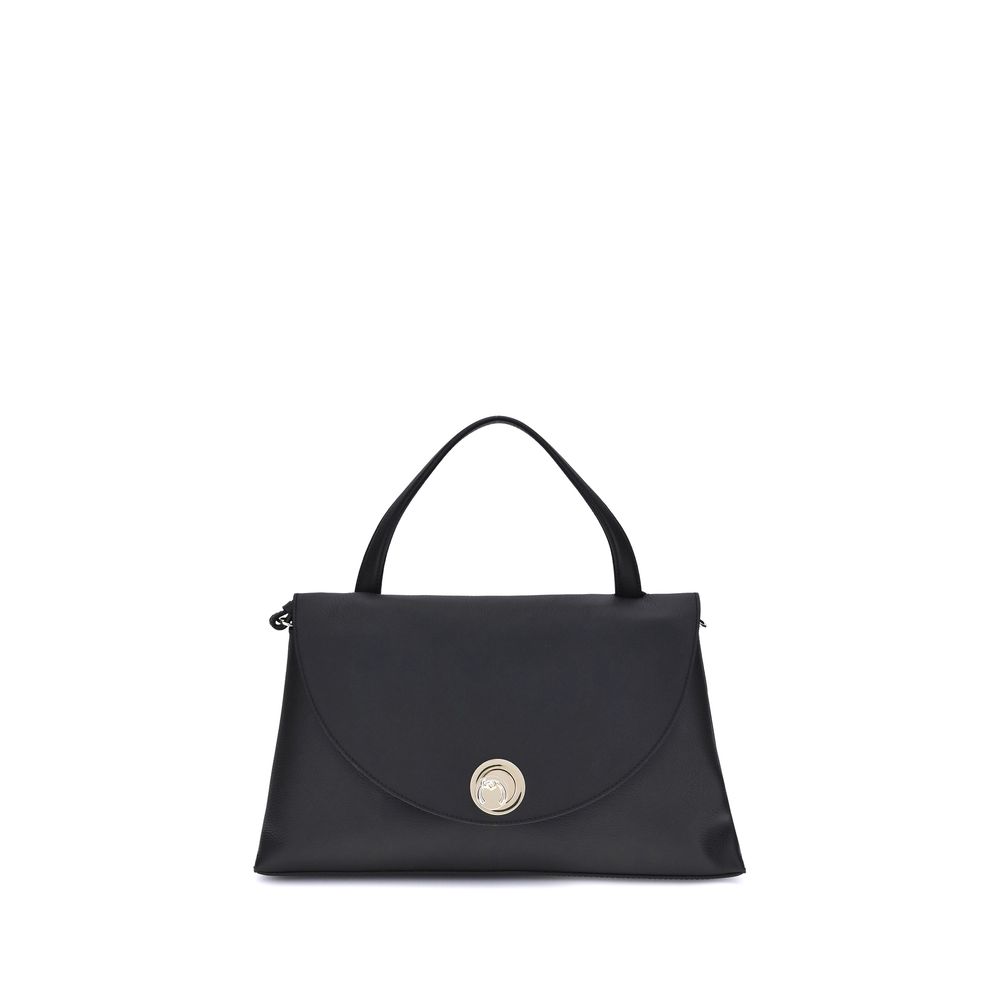 Coccinelle Black Calf Leather Bos Taurus Handbag