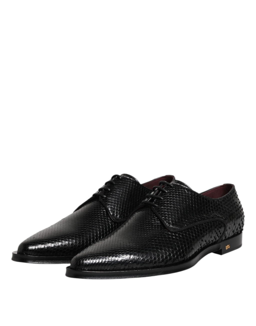 Black Leather Lace Up Dress Men Derby Shoes