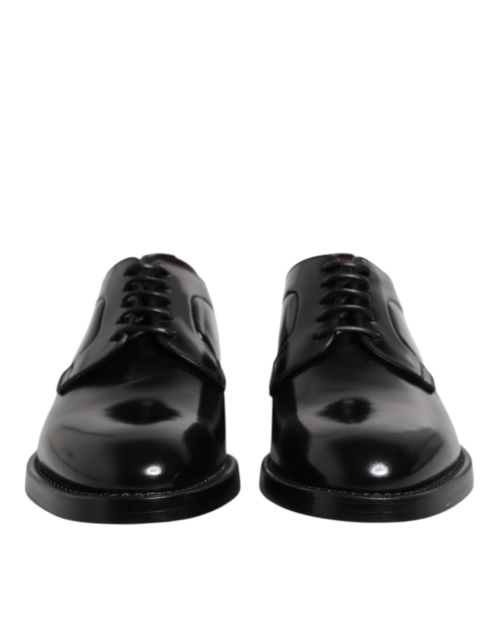 Dolce & Gabbana Black Calf Leather Lace Up Dress Derby Shoes