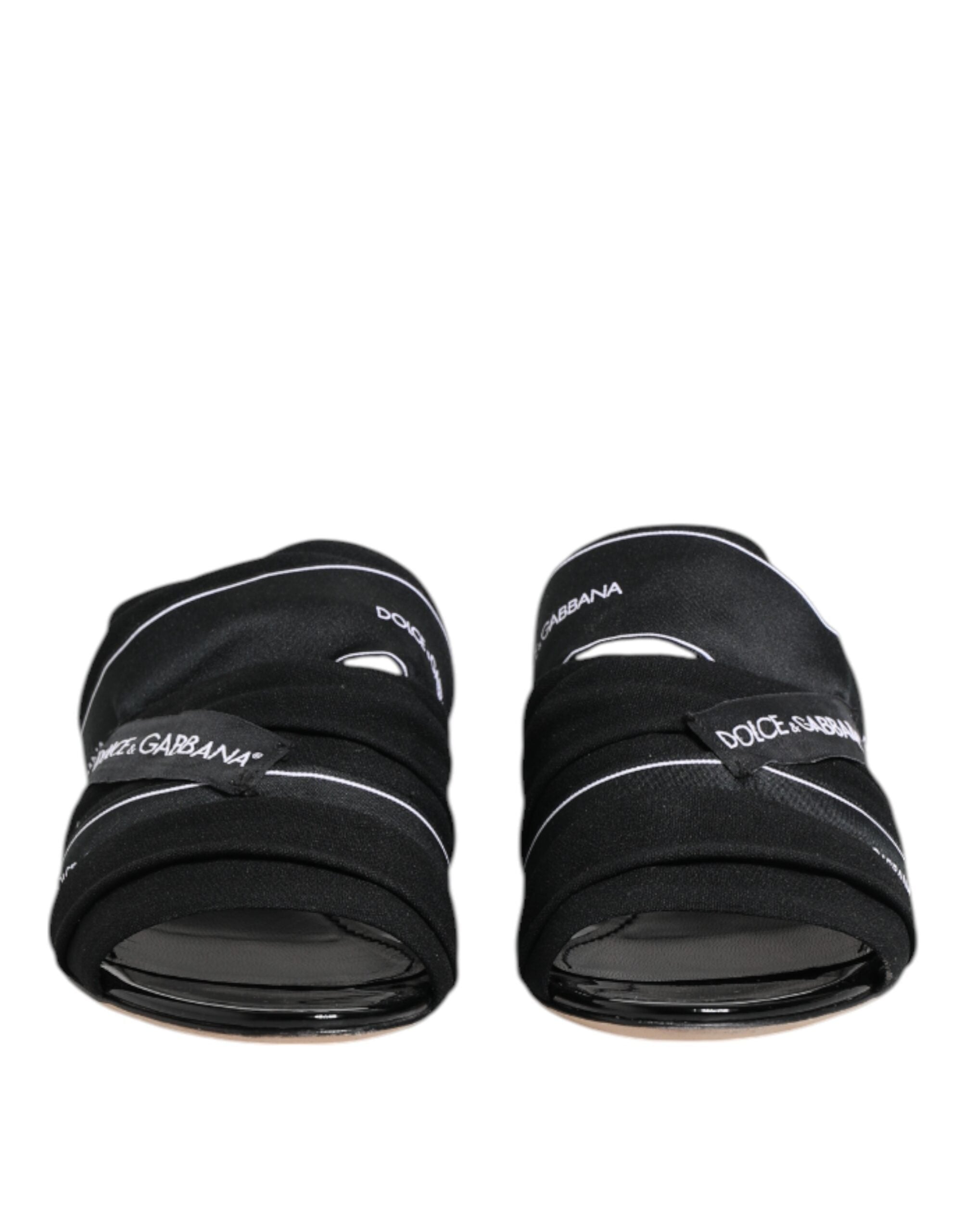 Black Slides Slip On Sandals Shoes