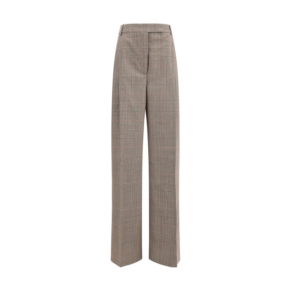 Rohe Beige Fleece Wool Casual Pants