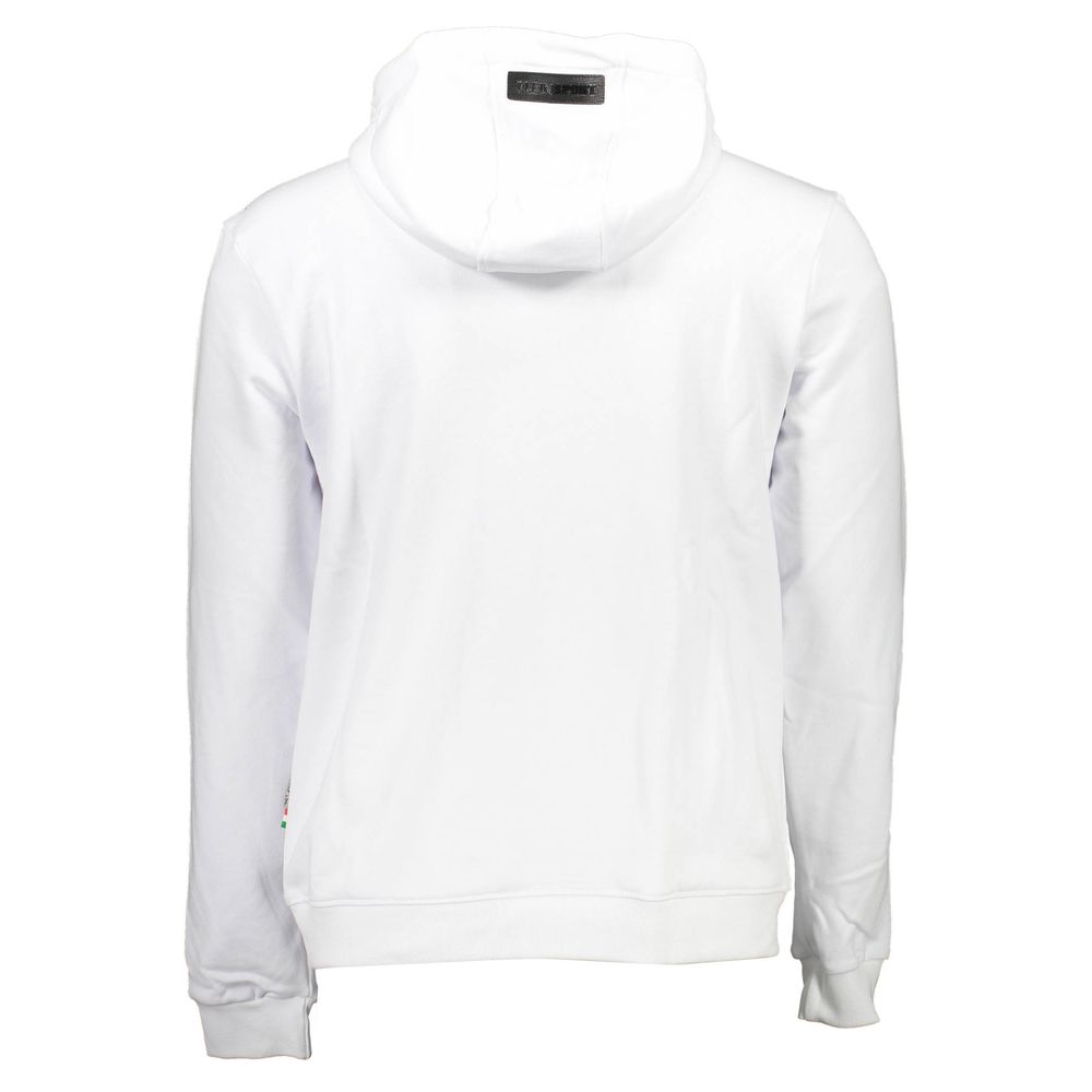 Plein Sport White Cotton Mens Sweatshirt