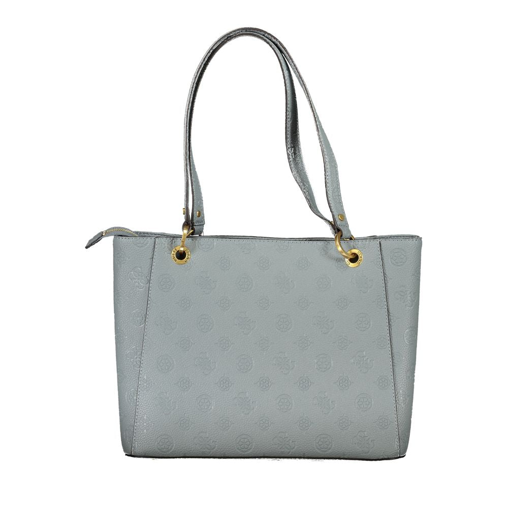 Blue Polyethylene Handbag