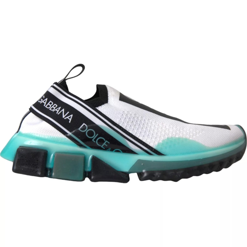 Black White Blue Slip On Sorrento Sneakers