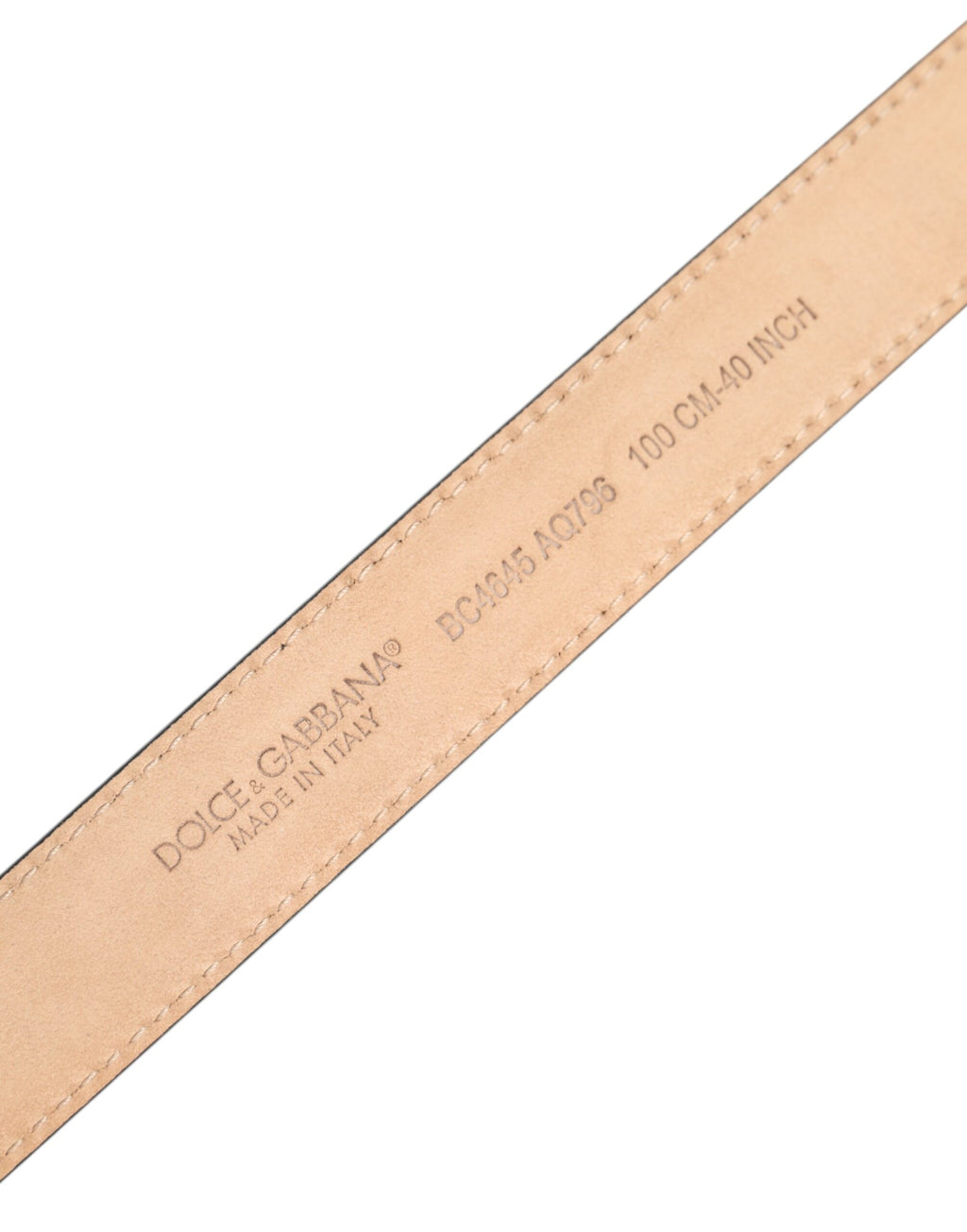 Metallic Leather Silver Tone Logo Buckle Belt