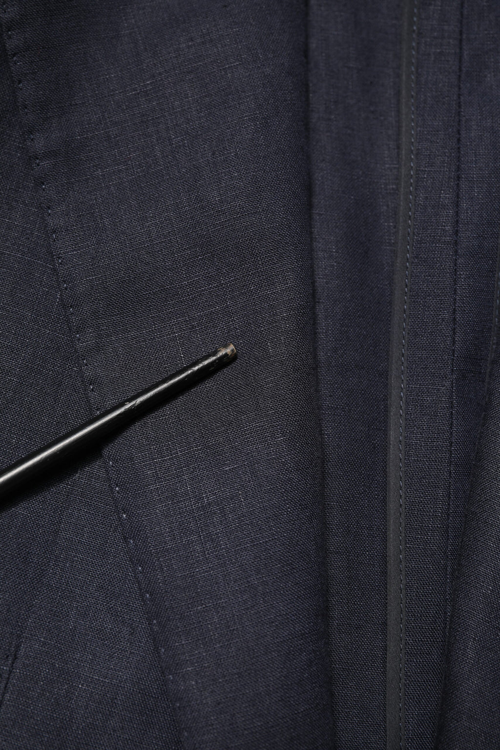 Dark Blue Single Breasted Men Suit Blazer