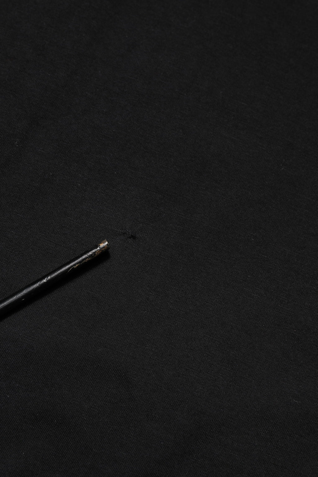 Black Logo Plaque Cotton Crew Neck T-shirt