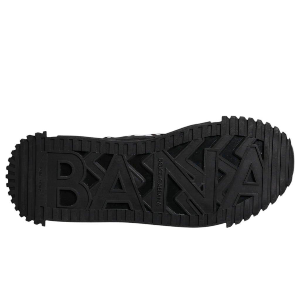 Black Logo Lace Up Low Top NS1 Sneakers