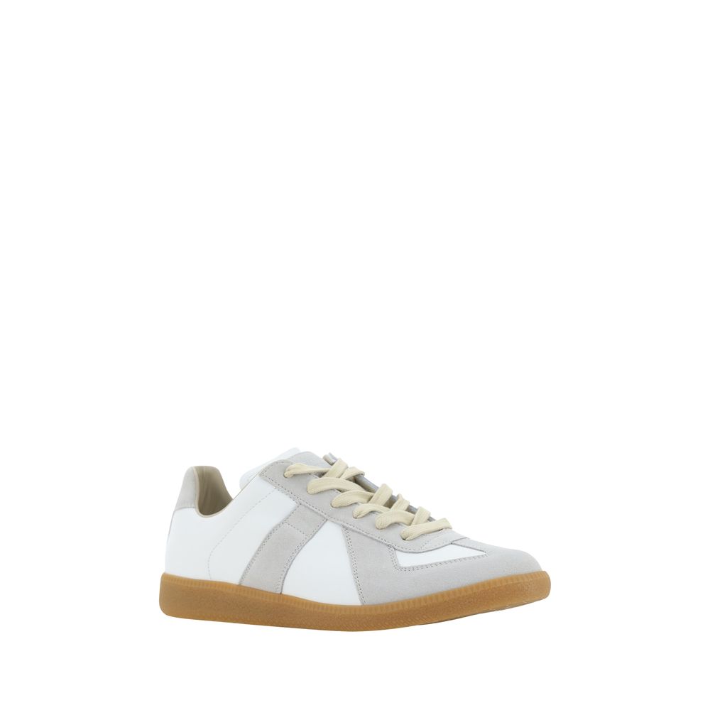 Margiela White Rubber Low Top Sneakers