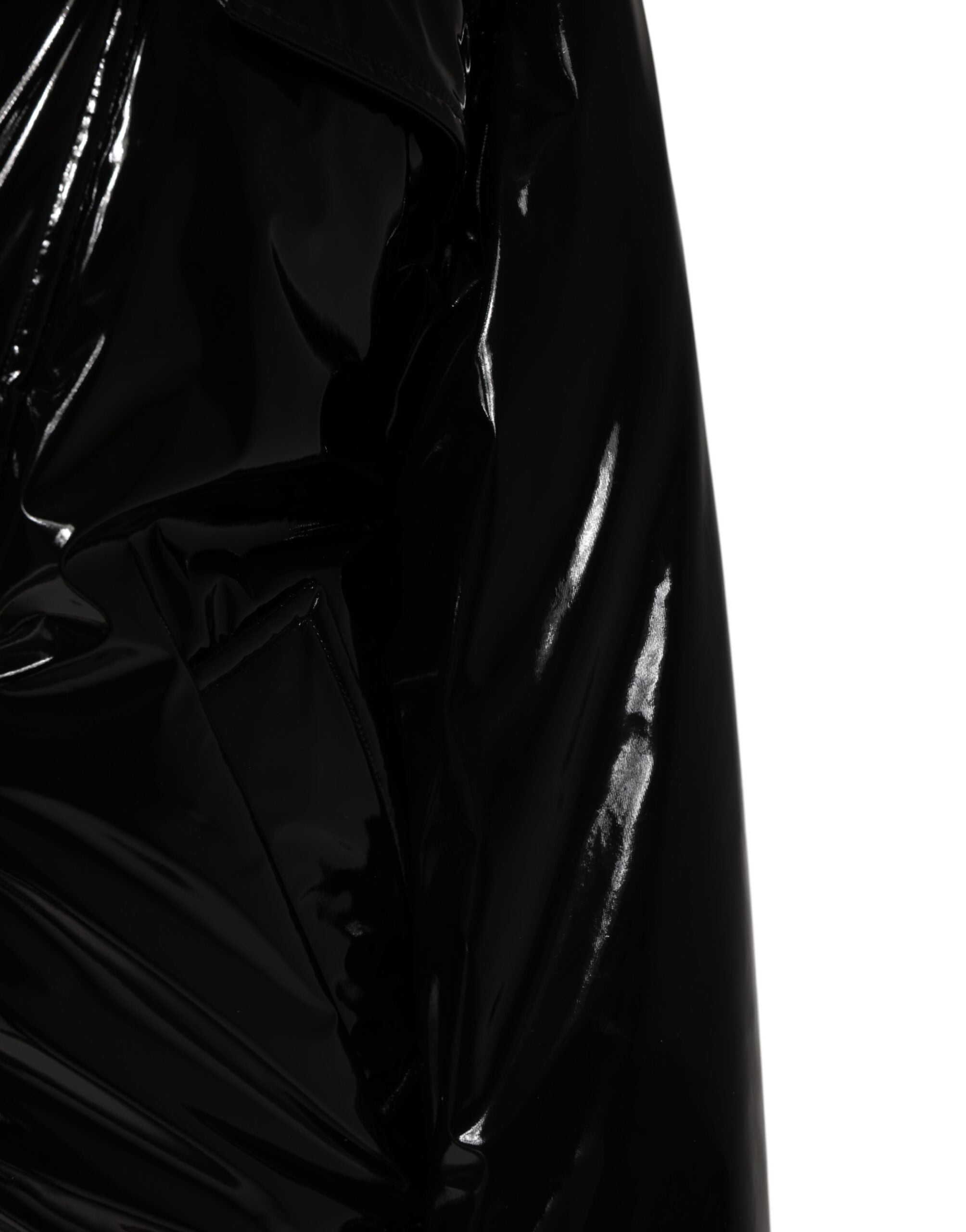 Polyester Black Quilted Puffer Coat  Jacket