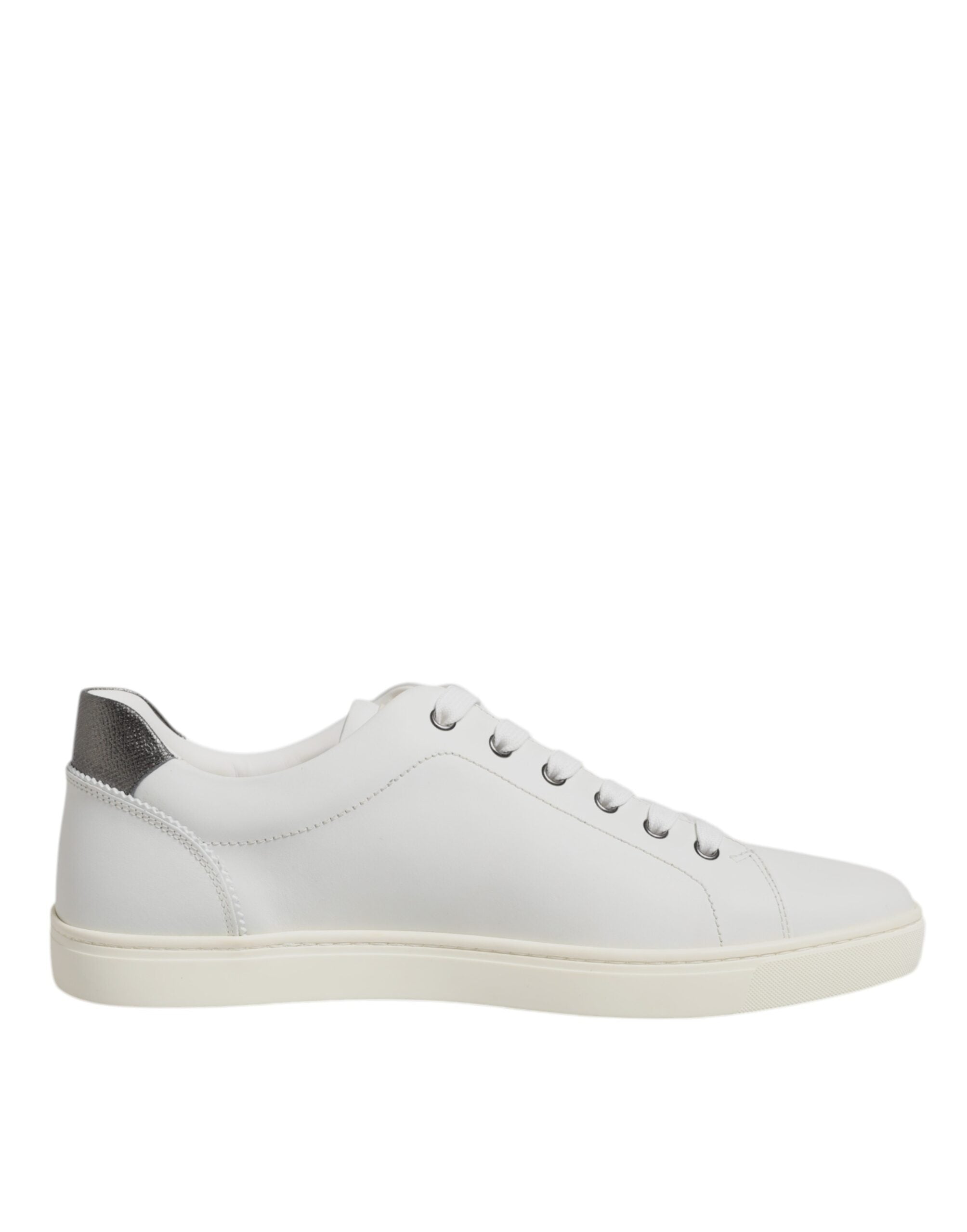 Dolce & Gabbana White Sacred Heart Men Low Top Sneakers Shoes