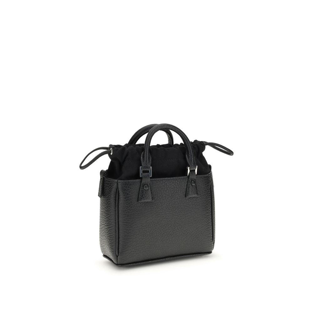 Margiela Black Calf Leather Bos Taurus Shoulder Bag