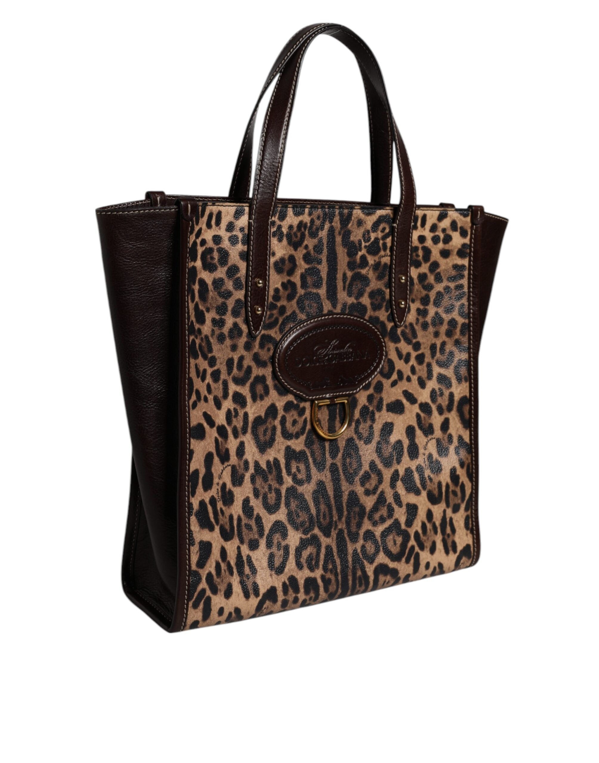 Multicolor Leopard Shopping Tote Shoulder WomenBorse Bag