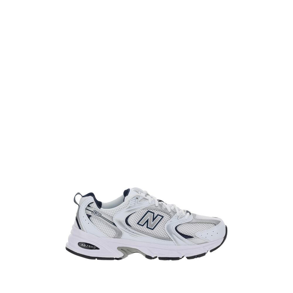 New Balance White Polyethylene Athletic Sneakers