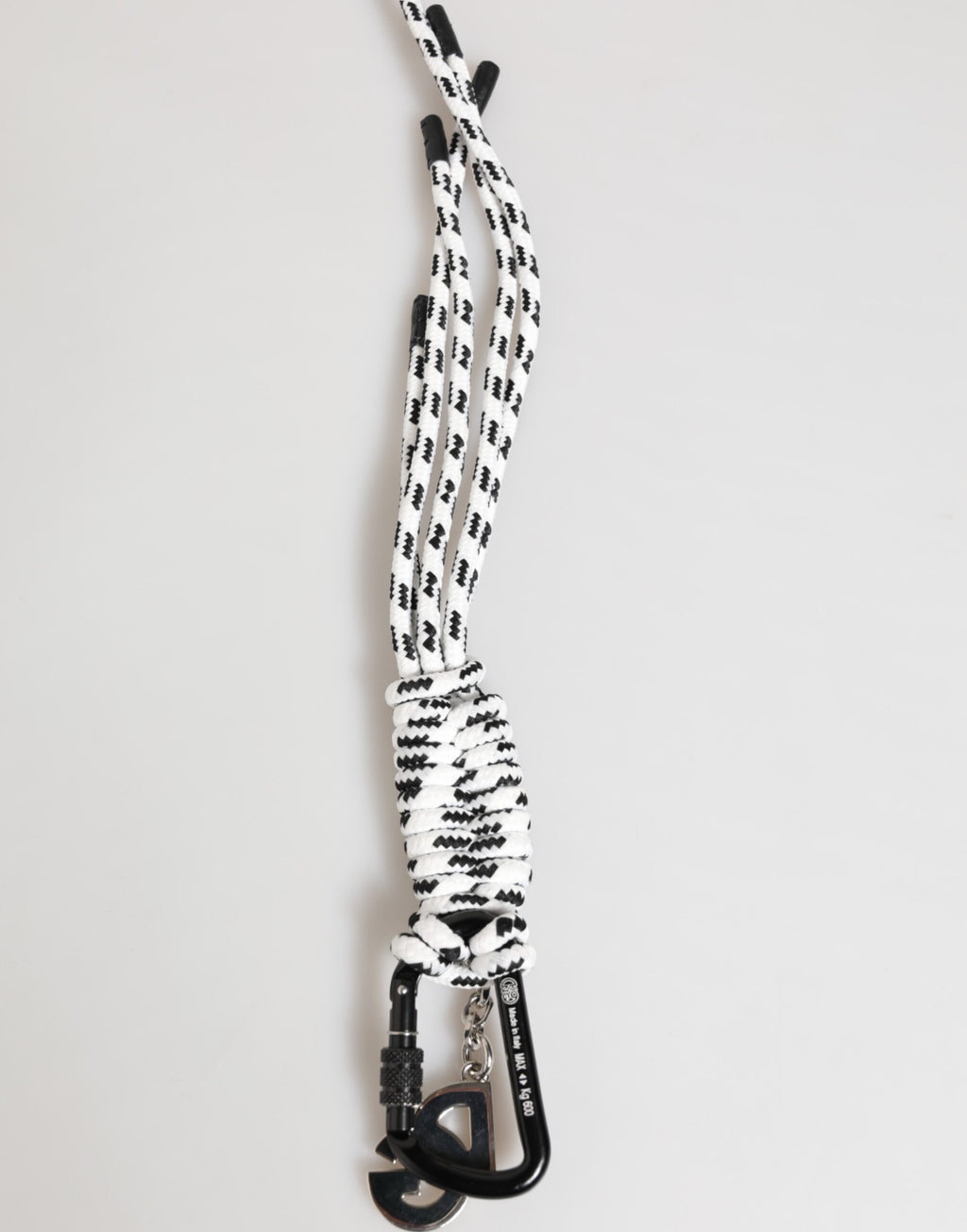 Multicolor Polyester Tape String DG Logo Keychain Keyring