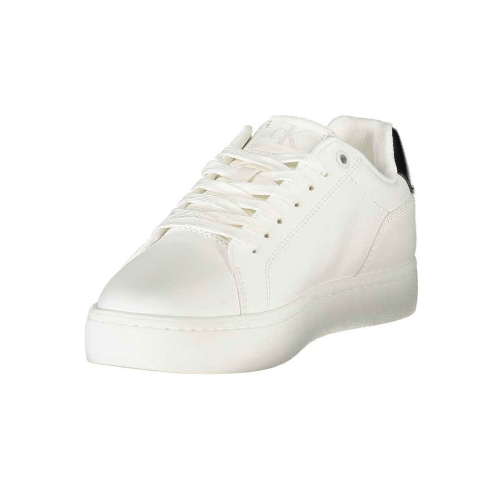 Calvin Klein White Leather Women Sneaker