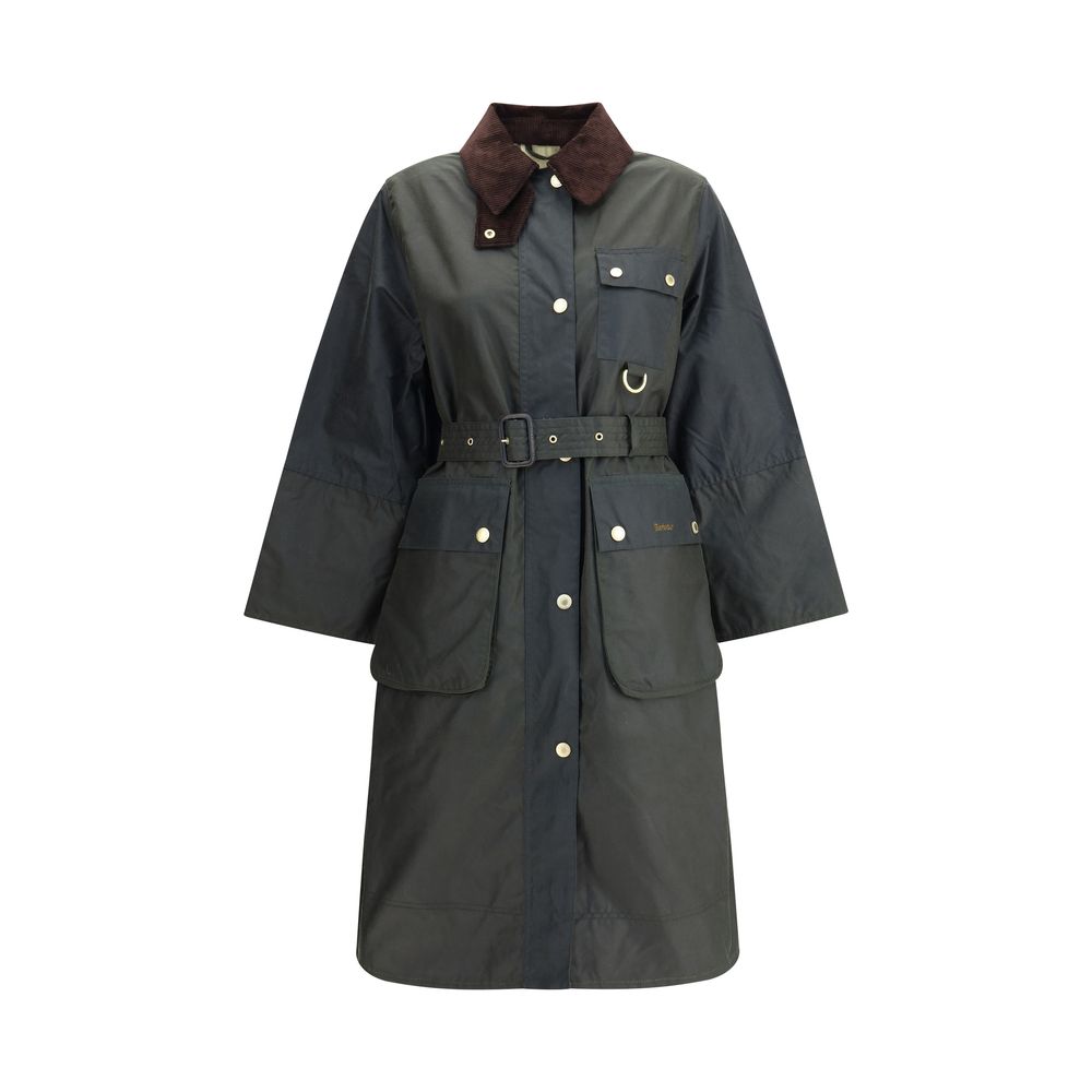 Barbour Green Cotton Coat