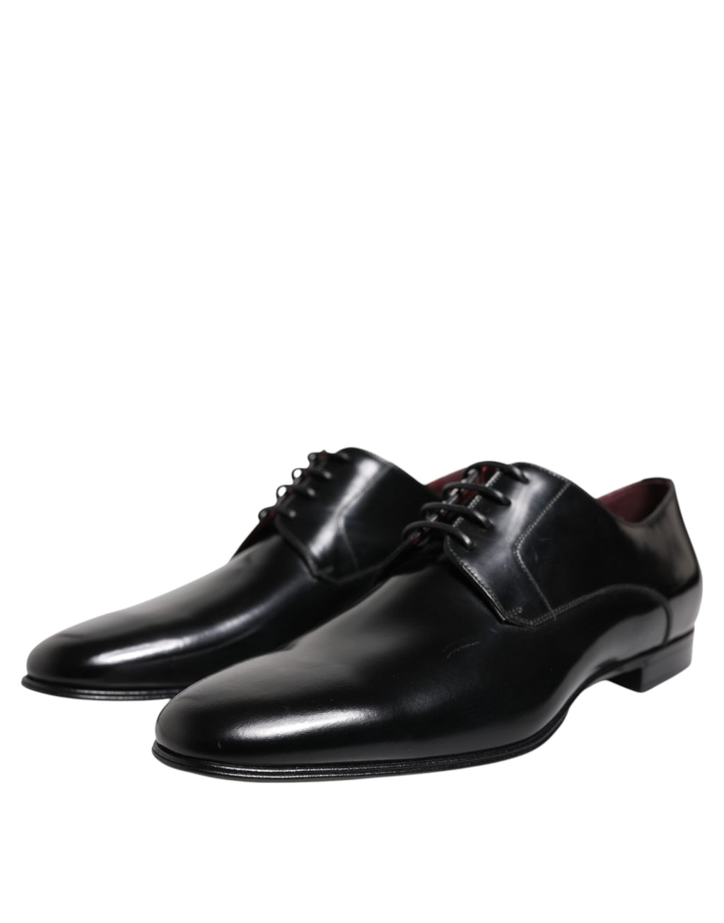 Men Dress Black Calfskin Leather Derby Shoes