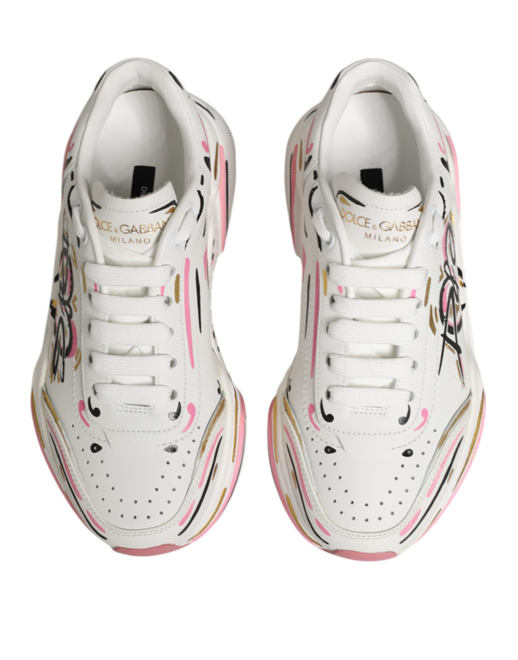 Multicolor Hand Painted DAYMASTER Sneaker Shoes