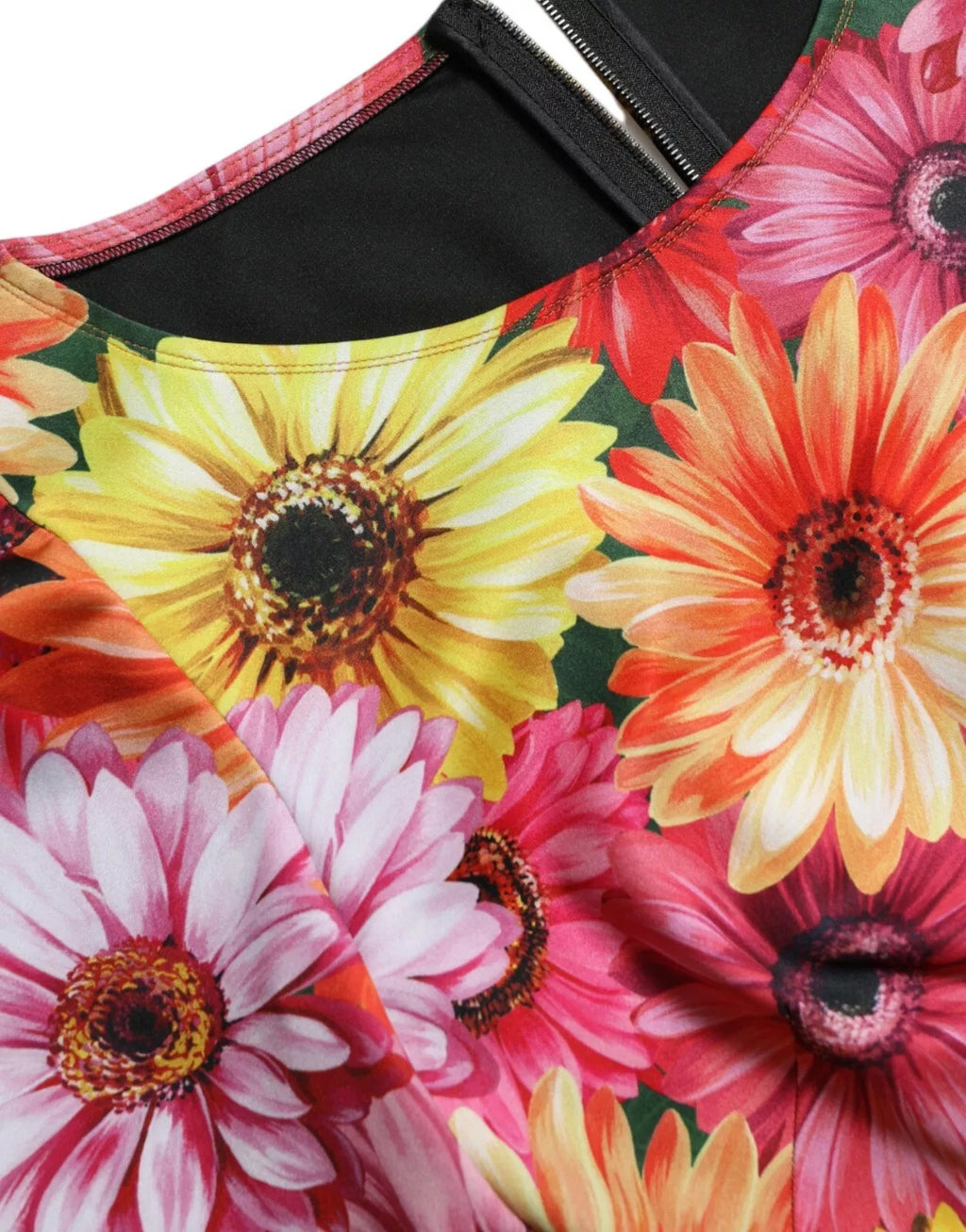 Multicolor Floral Print Sheath Mini Dress