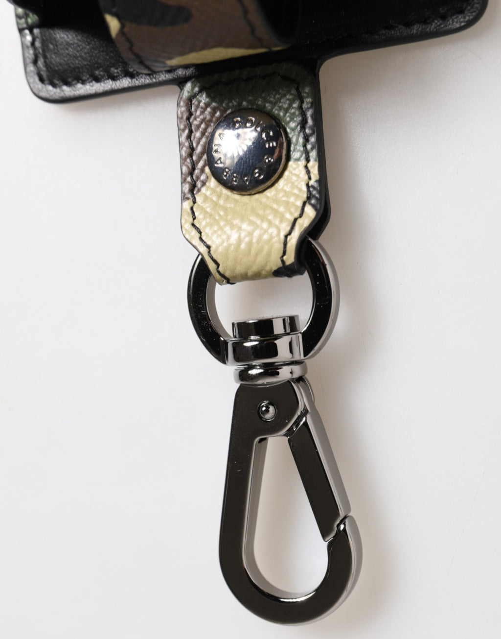 Multicolor Camouflage Leather Metal Accessory  Airpods Case