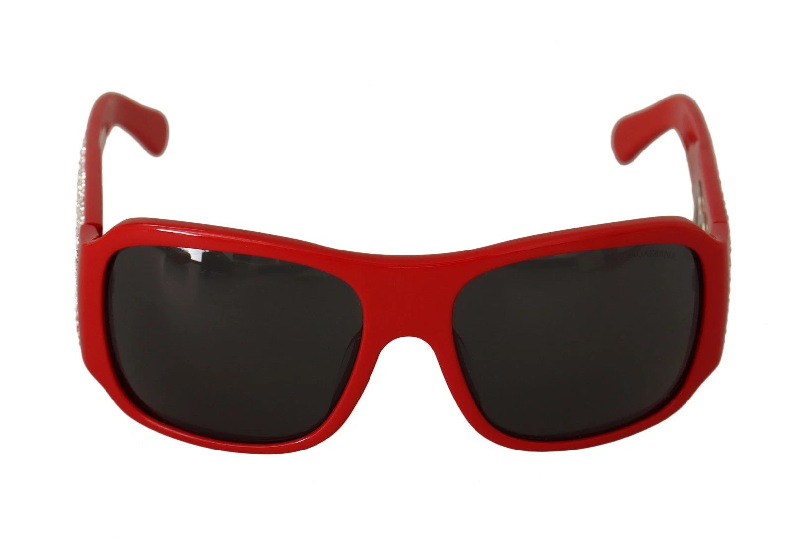 DG4027 Red Crystal Black Lens Shades Sunglasses