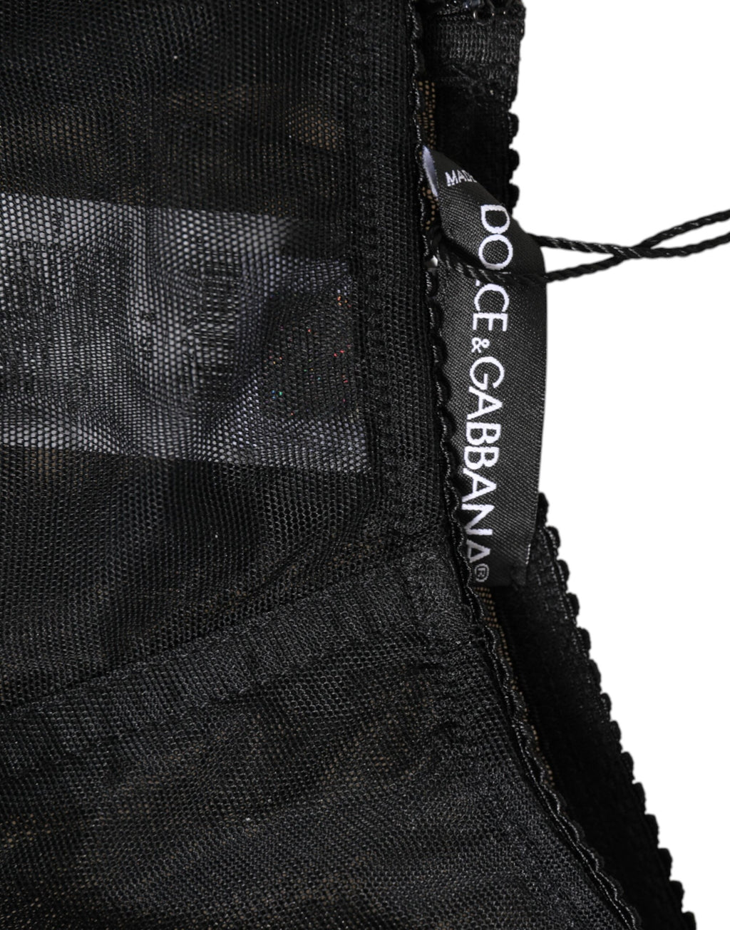 Black High Waist Mesh Sheer Shapewear Underwear