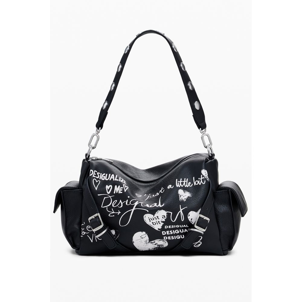 Desigual Black Polyethylene Women Handbag