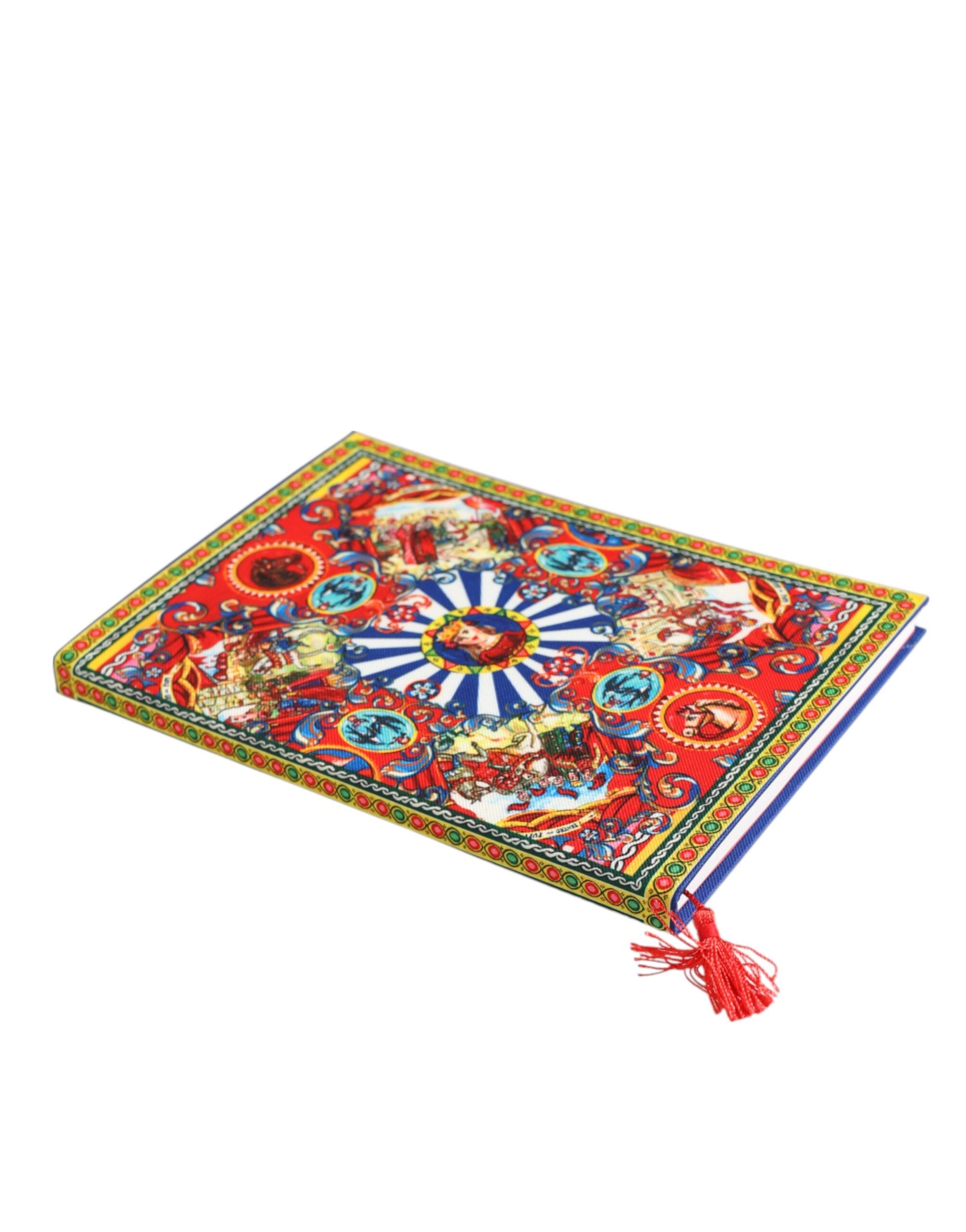 Multicolor Sicilian Carretto Print Journal  Notebook
