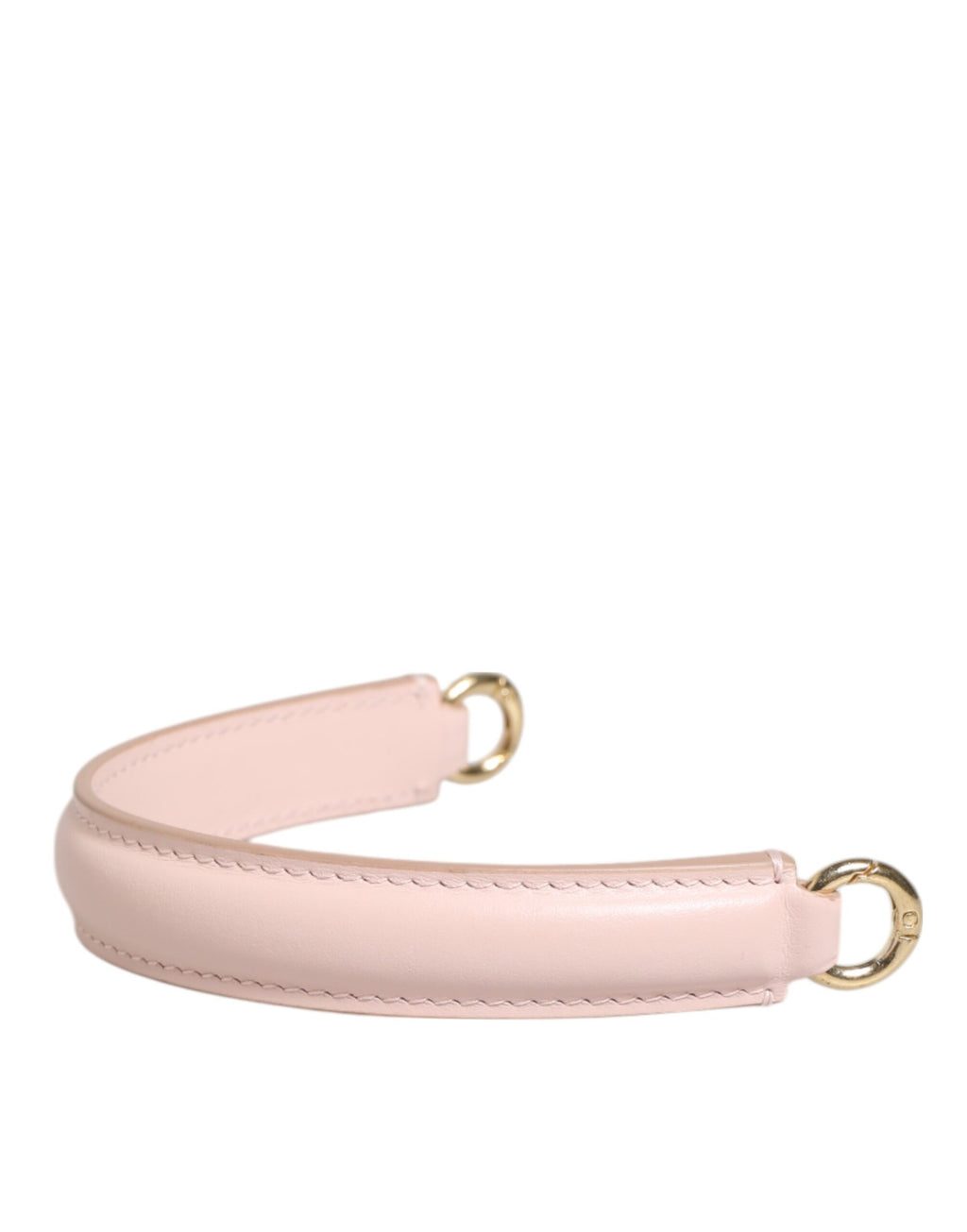 Strap Pink Leather Gold Tone Big Bag Handle Shoulder Strap