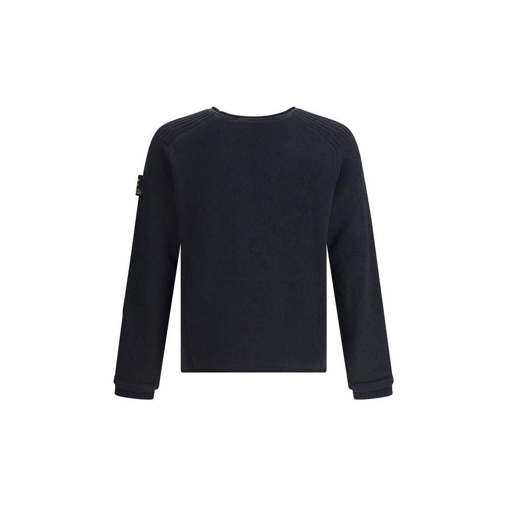 Premiata Black Merino Wool Sweatshirt
