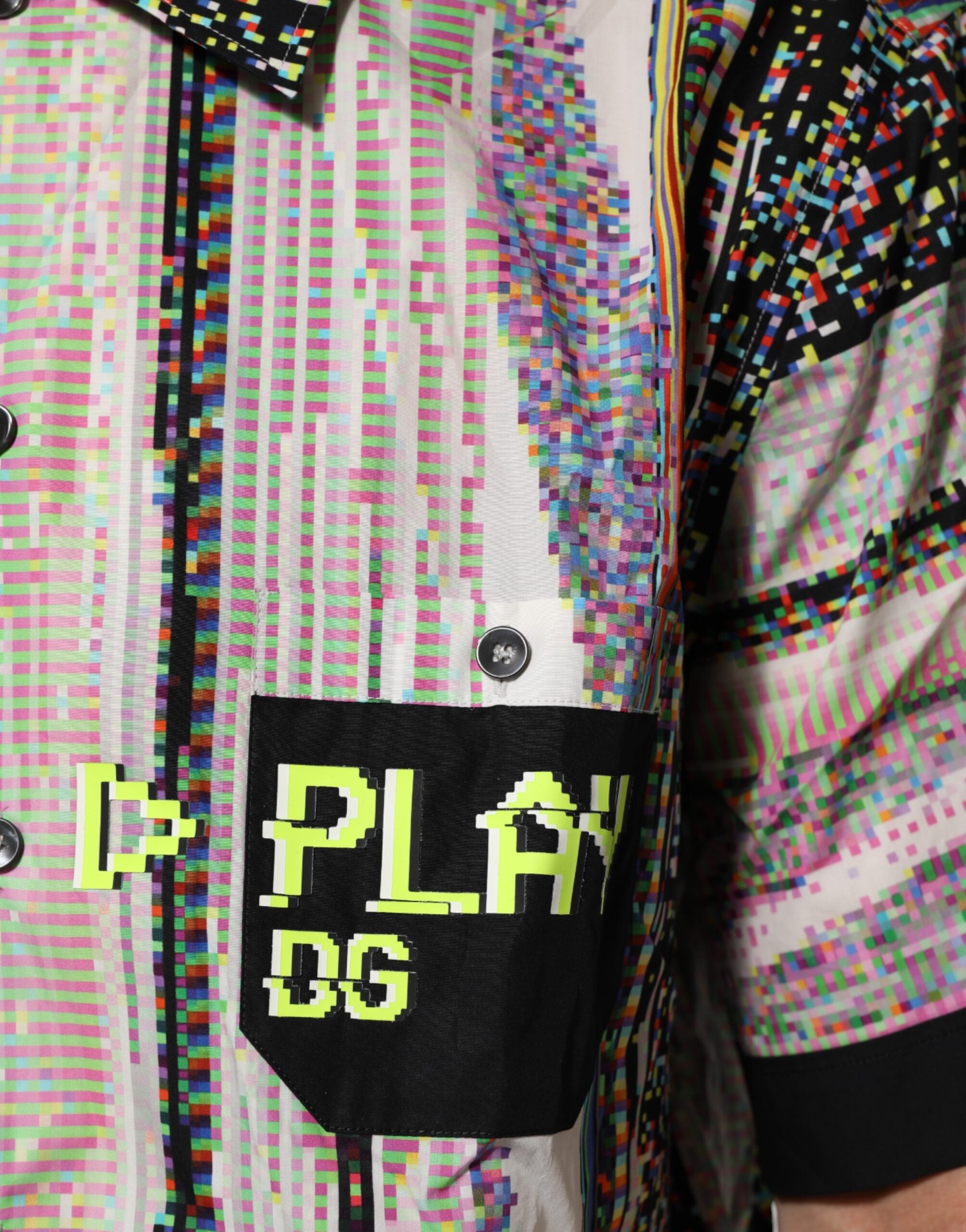 Multicolor Graphic Collared Casual Shirt