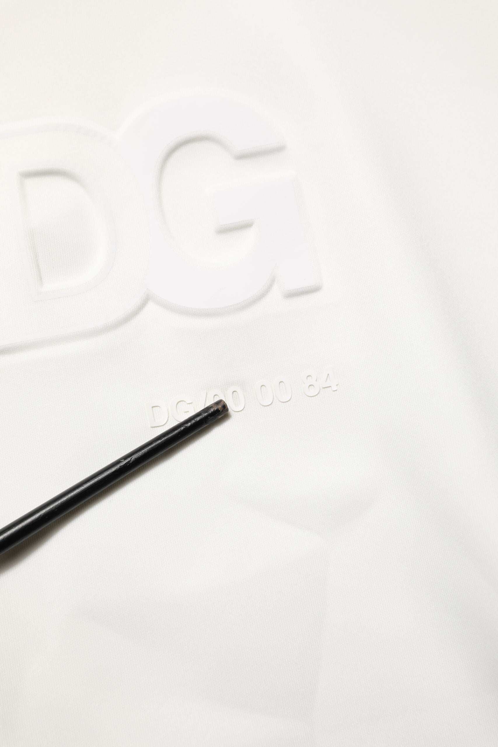 Dolce & Gabbana White Logo Hooded Men Sweatshirt  Sweater