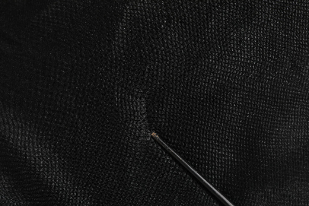 Black Logo Polyester CrewNeck Sweatshirt Sweater