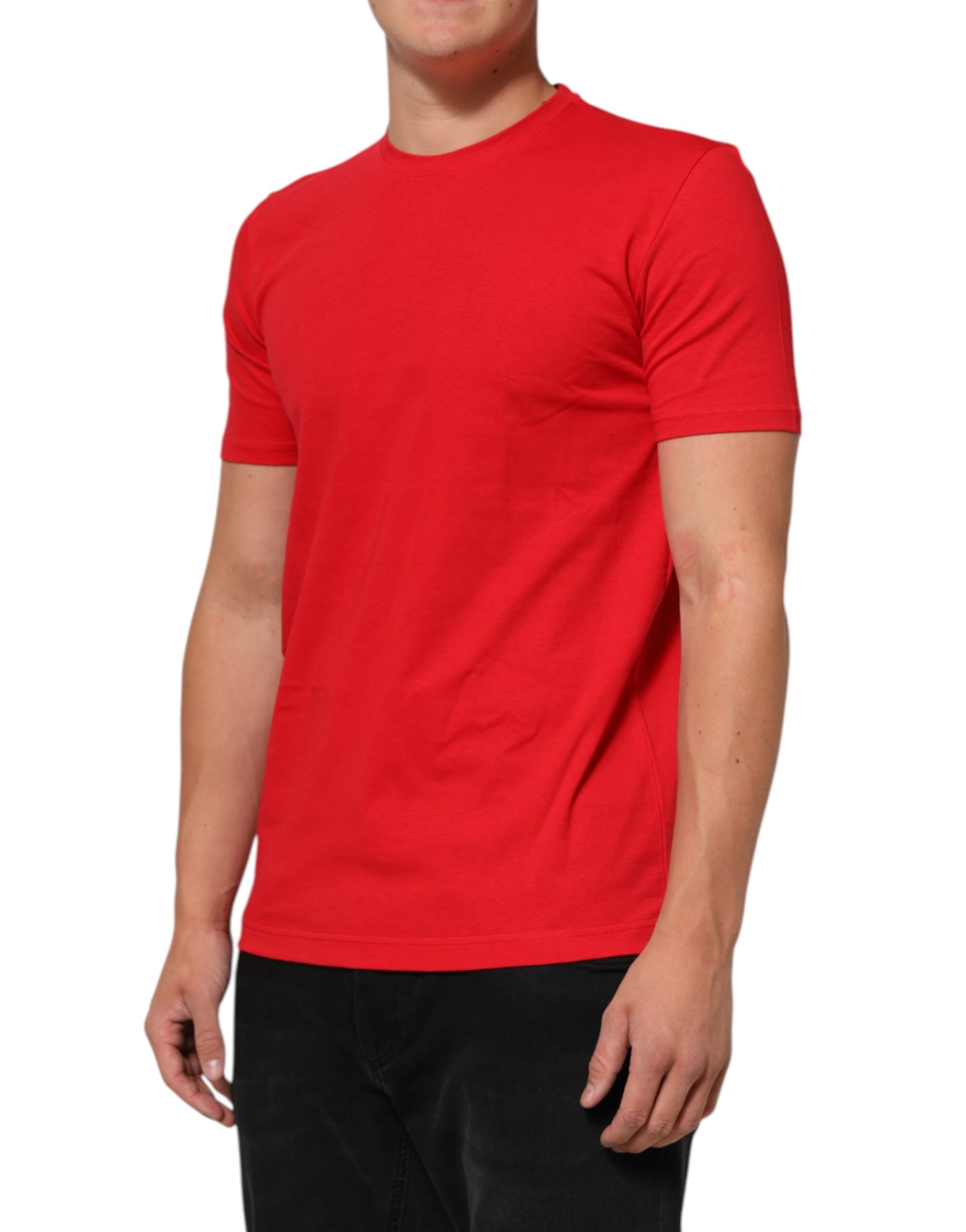 Red Goodluck 2023 Cotton Crew Neck T-shirt