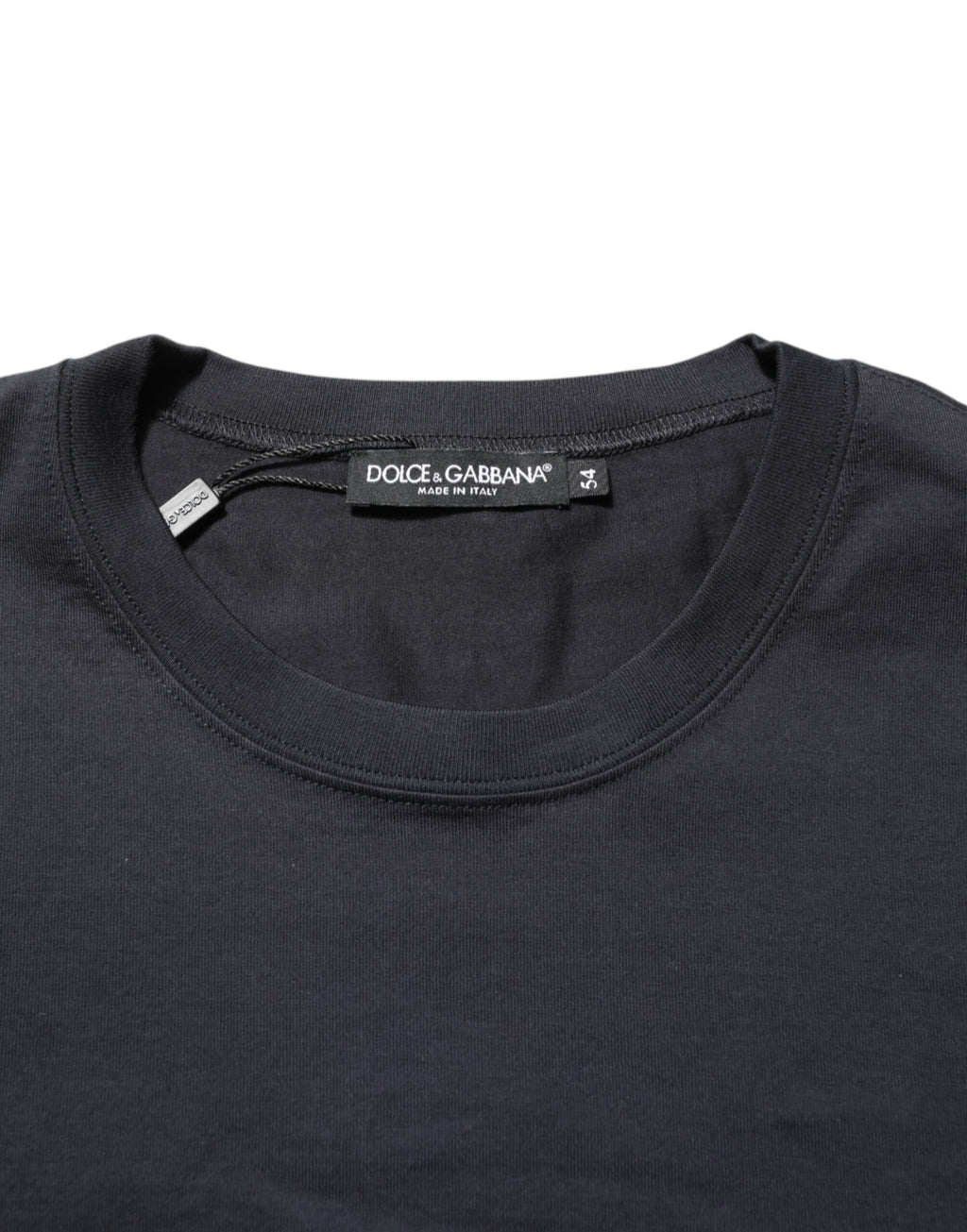 Black Logo Compass Cotton Crew Neck T-shirt