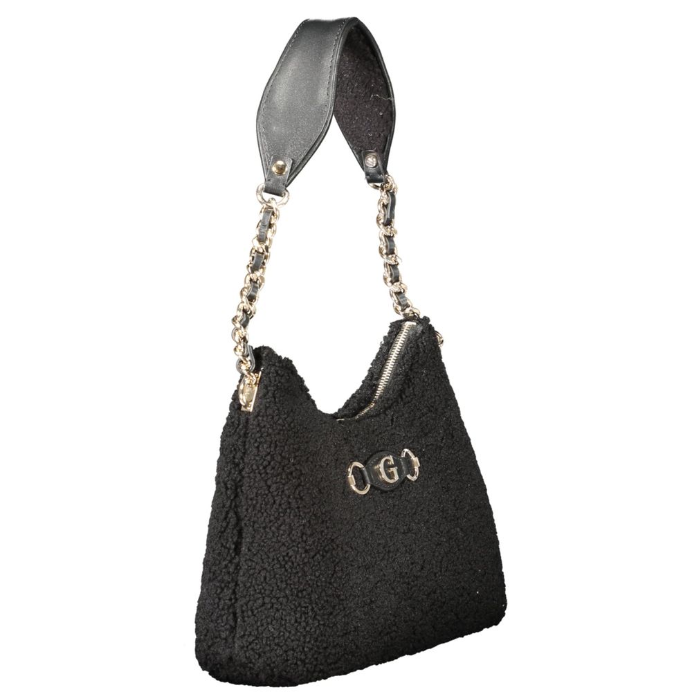Black Polyester Handbag