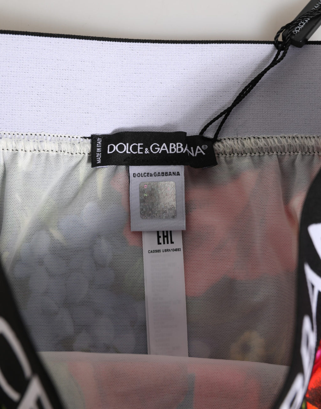 Multicolor Floral Print High Waist Panty Underwear