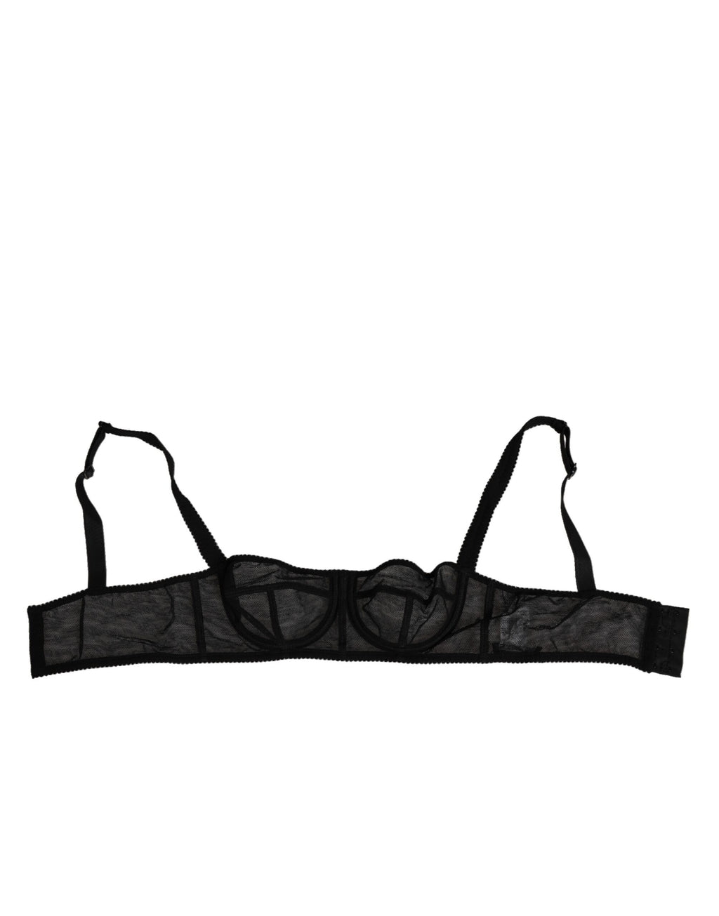 Black Floral Underwired Balconette Bra Underwear