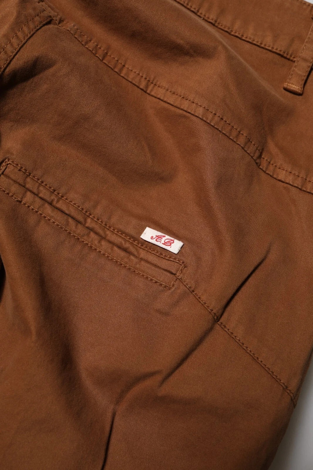 Brown High Waisted Flared Cut Pants