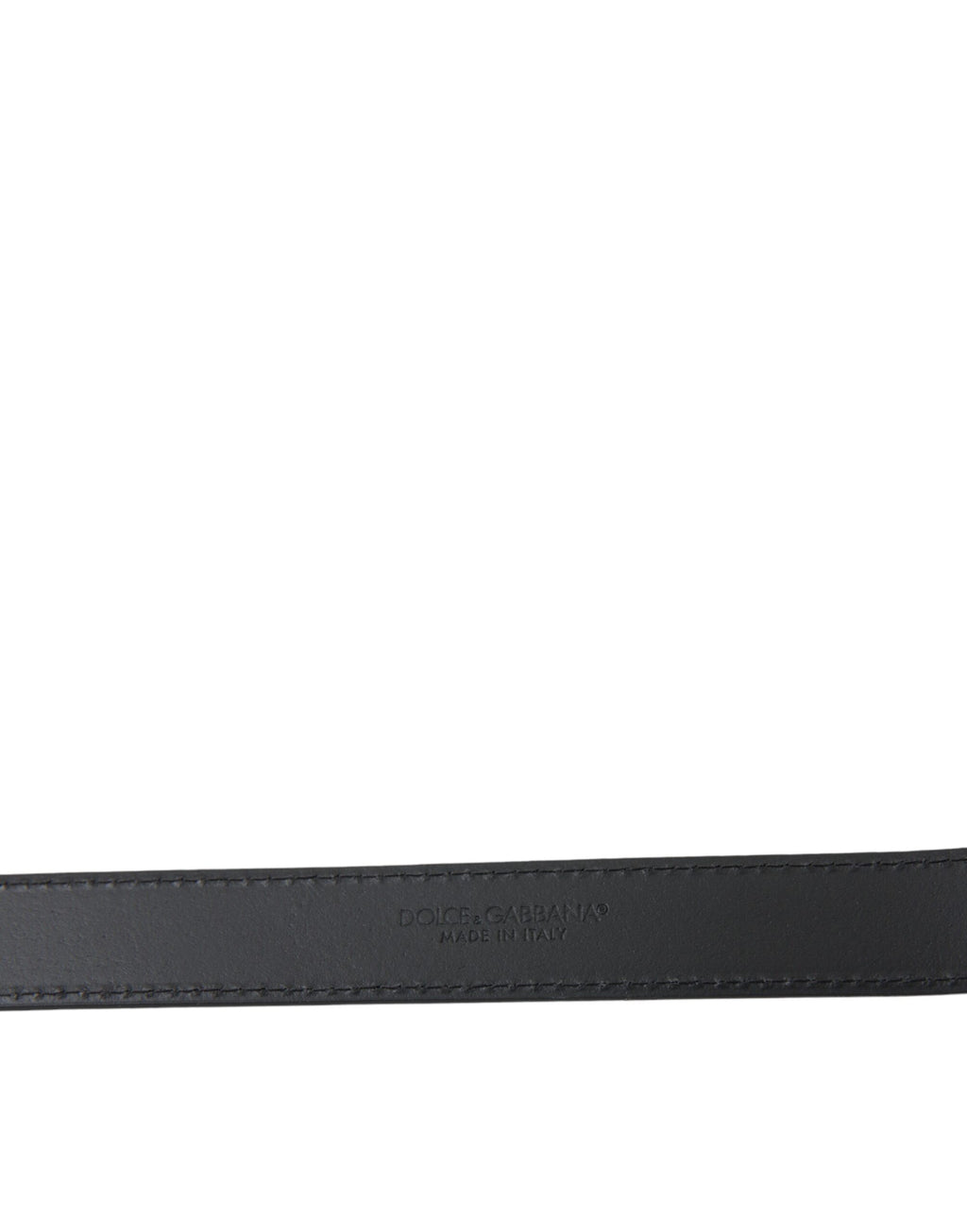 Black Leather Silver Metal Buckle Men Belt