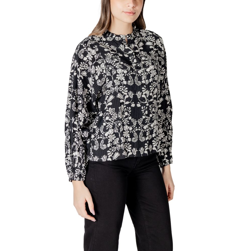 Black Viscose Blouse